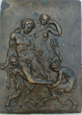 Rare plaquette bronze d'occasion  Saintes