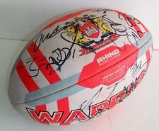 BOLA DE RUGBY ASSINADA POR WIGAN WARRIORS Shaun Wane Sam Powell Tony Clubb AUTOGRAFADA comprar usado  Enviando para Brazil