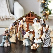 Piece large nativity for sale  Polo