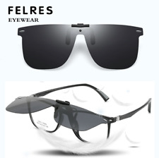 Clipe polarizado em Flip Up óculos de sol Homens Oversize Visão Noturna Driving Glasses comprar usado  Enviando para Brazil
