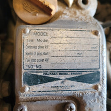 Yanmar 3JH4E, 40 hp @ 3000 RPM motor diesel marítimo usado - envio aéreo comprar usado  Enviando para Brazil