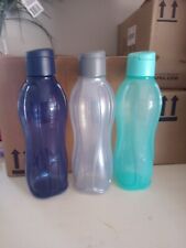 3 NUEVAS botellas de agua Tupperware grandes de plástico ecológico 1L / 34oz varios colores  segunda mano  Embacar hacia Argentina