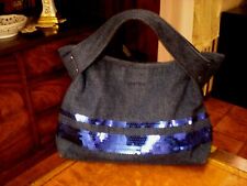 Borsa stoffa jeans usato  Borgo Virgilio