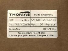 Thomas vakuumpumpe vte3 gebraucht kaufen  Lunzenau