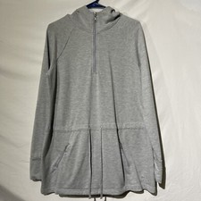 Moletom túnica Exertek feminino roupa ativa tamanho grande cinza 1/4 zíper comprar usado  Enviando para Brazil