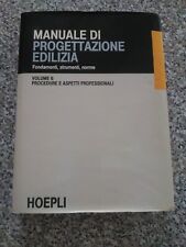 Manuale progettazione edilizia usato  Cison di Valmarino