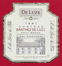 Label bordeaux haute d'occasion  Expédié en Belgium