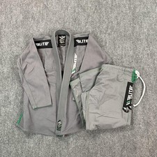 Elite Sports BJJ Gi A2 Jiu Jitsu Kimono Conjunto Masculino 60/40 Algodão Poli Durável comprar usado  Enviando para Brazil