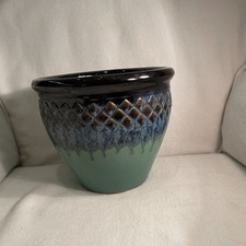 Ceramic planter blue for sale  Houston