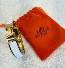 Hermès bracelet white d'occasion  Expédié en Belgium