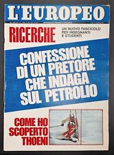 Rivista europeo 1974 usato  Empoli