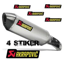 Adesivi stiker akrapovic usato  San Potito Sannitico