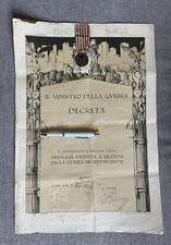 Medaglia decreto firmato usato Medaglia decreto firmato usato  Cagliari