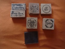 Stempelset stempel kartengesta gebraucht kaufen  Durmersheim