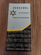 Riginal prospekt henschel gebraucht kaufen Riginal prospekt henschel gebraucht kaufen  Bayreuth