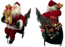 Christmas santa figurine for sale  San Jose