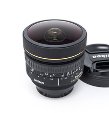 Lente Sigma 8mm f/3.5 EX DG olho de peixe círculo completo para Nikon - Ótimo estado comprar usado  Enviando para Brazil