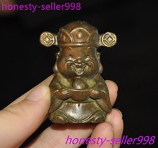 Estátua de Buda de plutus dinheiro bronze dinastias antigas da China 2" comprar usado  Enviando para Brazil