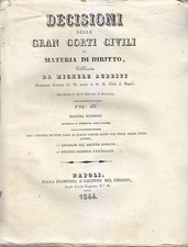 Decisioni gran corti usato  Bari