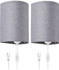 Plug wall sconces for sale  High Point