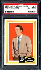 1960 Fleer Spins And Needles 15 Andy Williams classificação PSA 8 QUASE PERFEITO-PERFEITO pôr do sol canadense, usado comprar usado  Enviando para Brazil
