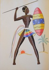 Pochoir guerriera dai usato Pochoir guerriera dai usato  Roma