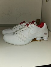 Nike Shox Deliver Feminino Tamanho 12 em Branco/Vermelho/Dourado comprar usado  Enviando para Brazil