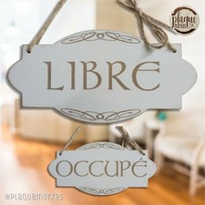Libre occupé plaque d'occasion  Saint-Pardoux-la-Rivière