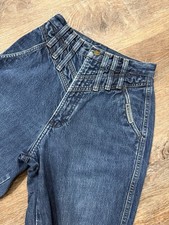 Jeans feminino vintage Rocky Mountain cintura alta sem costas comprar usado Jeans feminino vintage Rocky Mountain cintura alta sem costas comprar usado  Enviando para Brazil