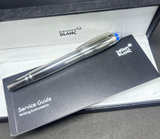 Caneta esferográfica Montblanc Starwalker rolo corpo prata + clipe prata I tinta preta comprar usado  Enviando para Brazil