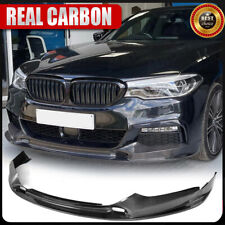 Spoiler labial dianteiro de carbono real para BMW G30 G31 G38 531i 540i M-SPORT 17-20 comprar usado  Enviando para Brazil