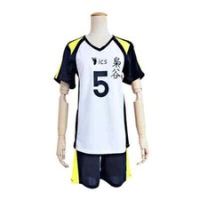 QUENTE Haikyuu Uniforme de Ensino Médio Jersey Nº5 Akaashi Keiji Kotaru Bokuto Cosplay comprar usado  Enviando para Brazil