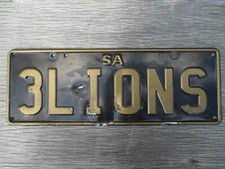 Placa de futebol 2017 South Australia personalizada 3 LIONS dourada/preta comprar usado  Enviando para Brazil