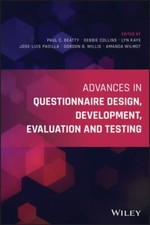 Advances questionnaire design for sale  Somerset