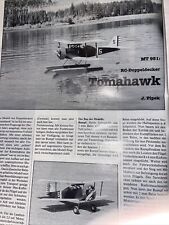 Bauplan motorflugzeug tomahawk gebraucht kaufen  Gunzenhausen
