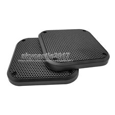 2 peças 4" polegadas quadrado plástico alto-falante grade tampa malha grade proteção 108x108mm comprar usado  Enviando para Brazil
