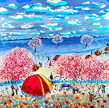 Tableau peinture acrylique d'occasion  Molsheim