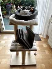 Katzenkratzbaum etagen holz gebraucht kaufen  Bielefeld