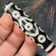 Budismo tibetano ágata incrustada fio de prata 19 olhos totem pingente de contas Dzi m963 comprar usado  Enviando para Brazil