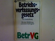 Betriebsverfassungsgesetz 8027 gebraucht kaufen  Koblenz