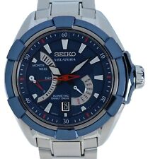 Relógio masculino Seiko Velatura Kinetic mergulho direto aço inoxidável 46mm! 5D44-0AH0! comprar usado  Enviando para Brazil