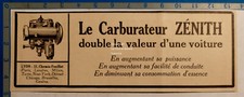 Zenith carburetor doubles d'occasion  Expédié en Belgium