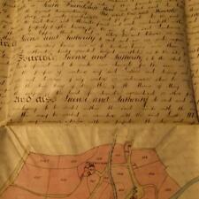 Vellum documents 1881 for sale  BEDALE