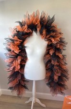 Organza boa orange for sale  NORTH BERWICK