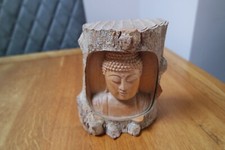 Carved wooden buddha for sale  BROADSTONE