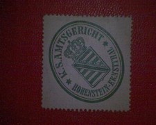 Siegelmarke amtsgericht hohens gebraucht kaufen  Deutschland