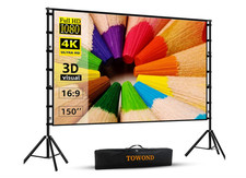 Projector screen stand for sale  Waller
