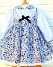 Dream baby girls 0-7 years white black monochrome vintage traditional dress comprar usado  Enviando para Brazil