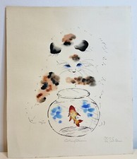 Vtg cat water for sale  West Olive