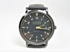SHORE MORECOMBE PROJECT 3 RELÓGIO PULSEIRA DE COURO PRETO AÇO INOXIDÁVEL 39MM 100M comprar usado  Enviando para Brazil